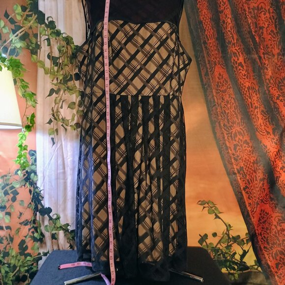 EUC: Adrianna Papell Sze 22W Black Sheath Formal Dress - Picture 8 of 9